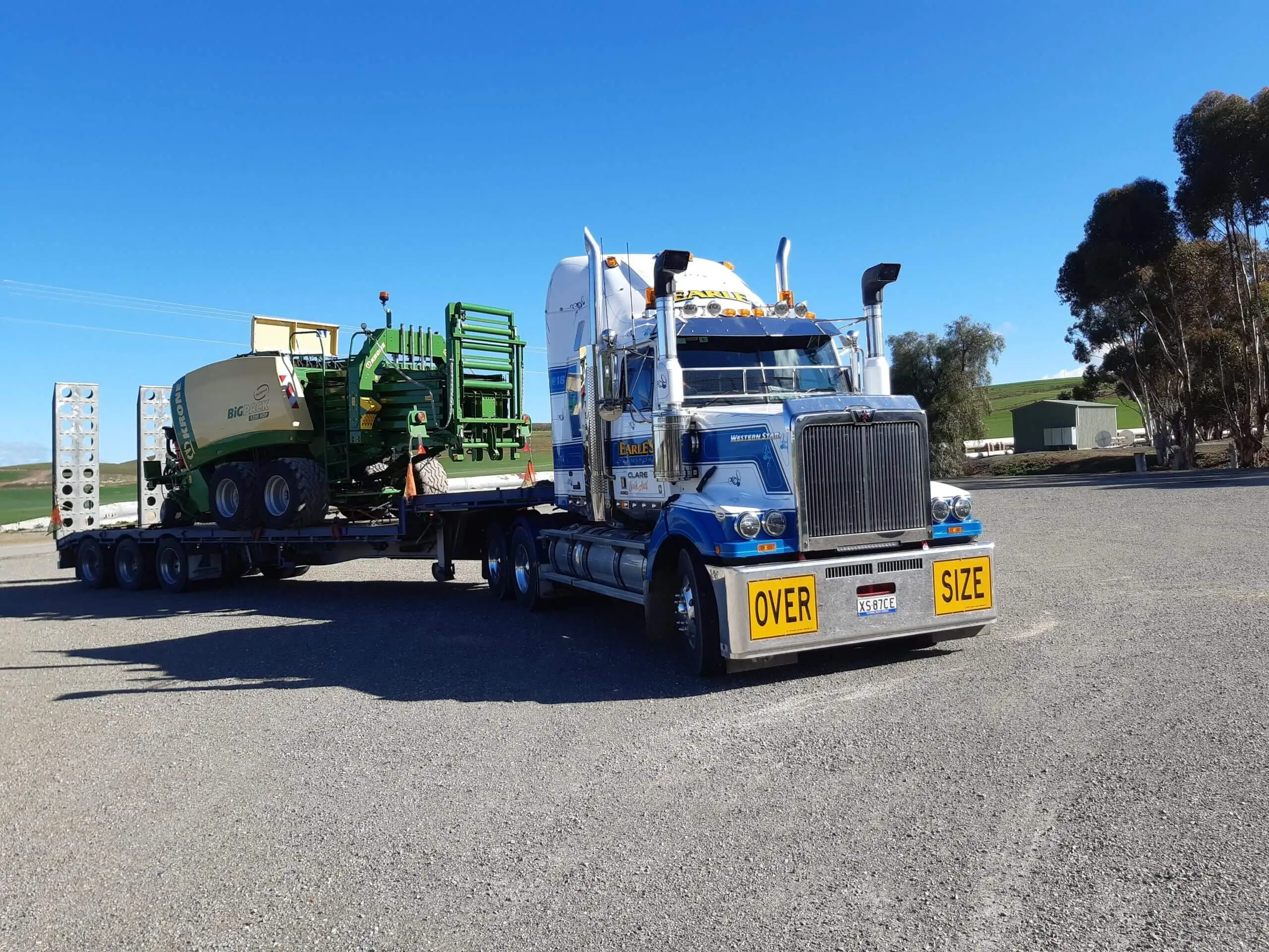 farm machinery transport